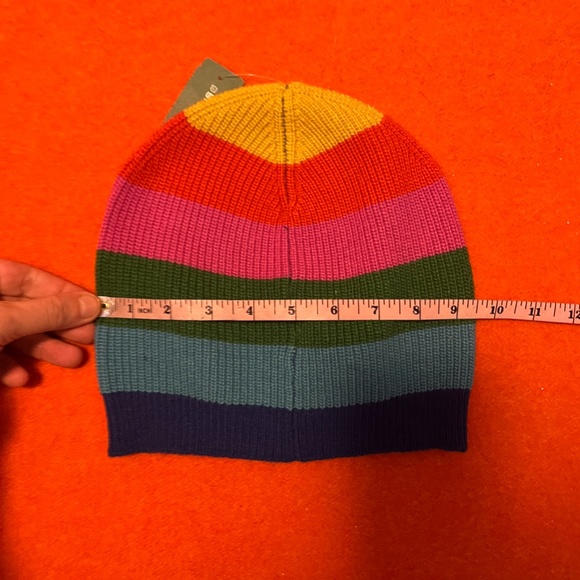United Colors of Benetton unisex wool and cashmere striped hat tuque NWT - Picture 5 of 6